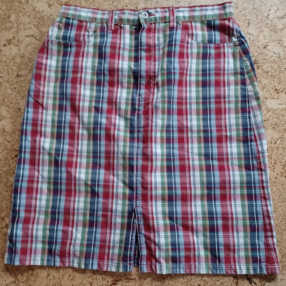 *3 FOR $20 ITEM* Eddie Bauer Plaid Preppy Skirt Size 12